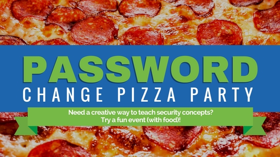 Password Change Pizza Party