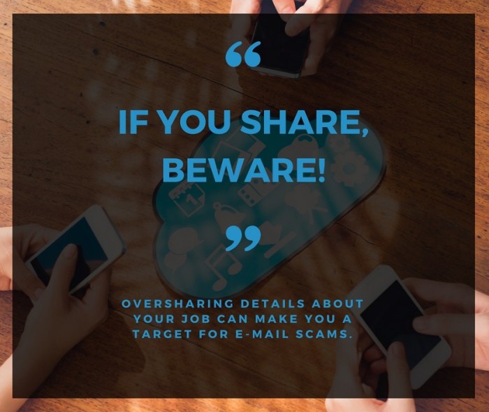 If you share, beware