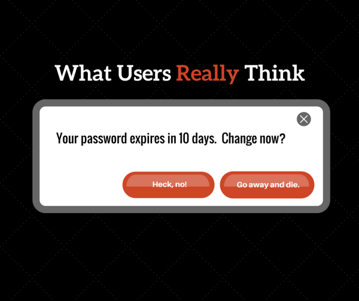 Security controls are not user friendly