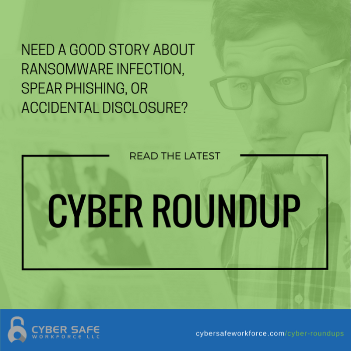 Read more in Cyber Roundups