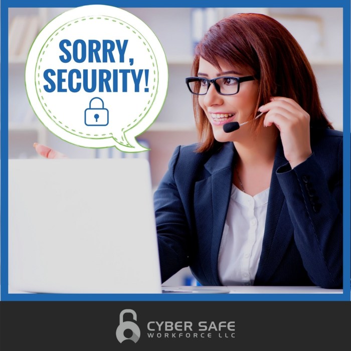 It's OK to blame it on security training