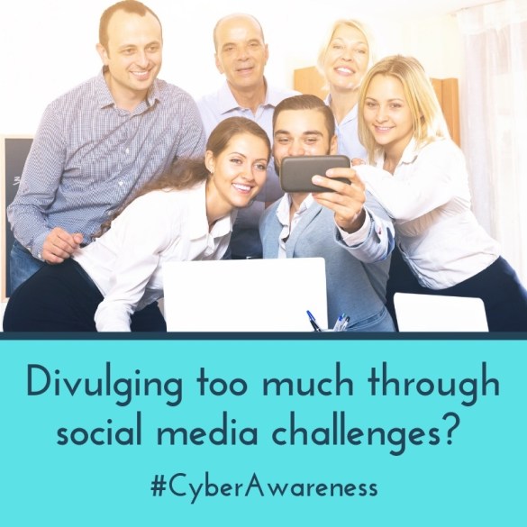 Divulging too much through social media challenges?