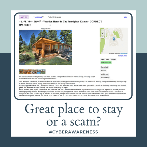 Great place to stay or a scam?