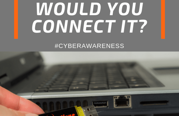 Would you connect a USB device of unknown origin?