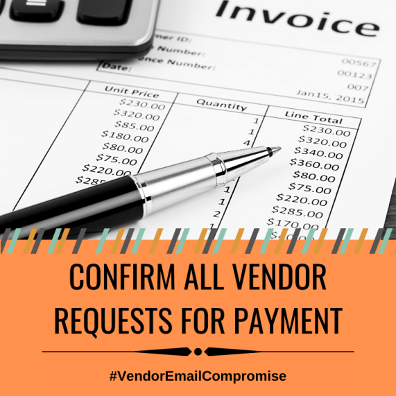 Confirm all vendor requests for payment