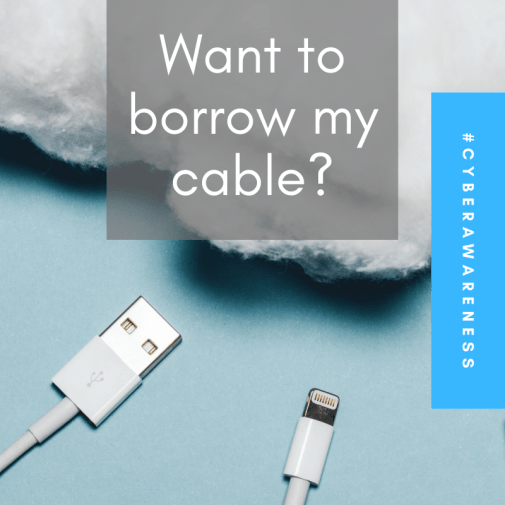 Want to borrow my cable?
