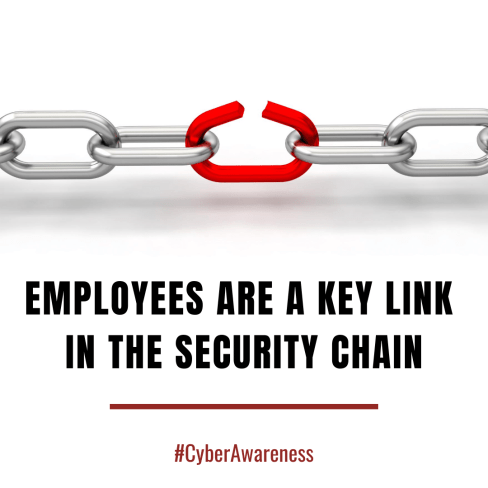 Employees are a key link in the security chain